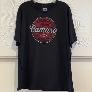 American Powerhouse Camaro Men's T-Shirt Black SZ XL GM Licensed Product